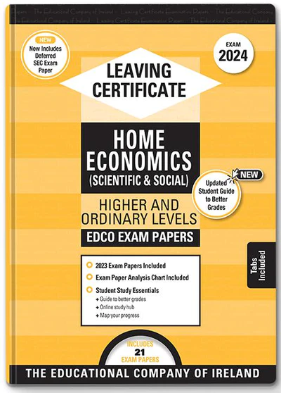 Exam Papers Leaving Cert Home Economics Higher & Ordinary Levels Newest Edition
