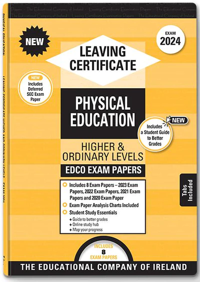 Exam Papers Leaving Cert Physical Education Higher & Ordinary Levels Newest Edition