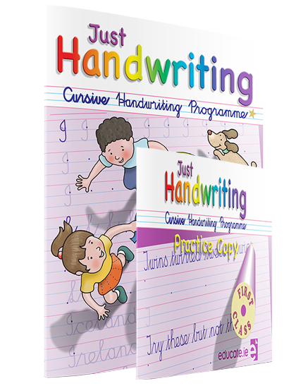 JUST HANDWRITING First Class Cursive + Practice Copy