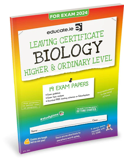 Educate.ie Exam Papers Leaving Cert Biology Higher & Ordinary Level Newest Edition