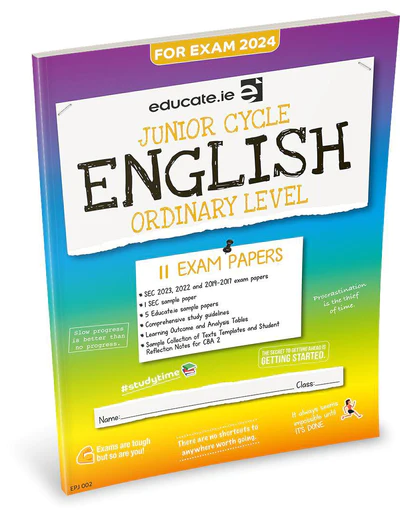 Educate.ie Exam Papers Junior Cycle English Ordinary Level Newest Edition