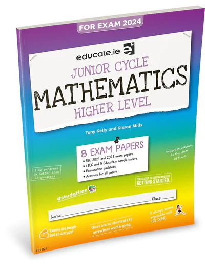Educate.ie Exam Papers Junior Cycle Maths Higher Level Newest Edition