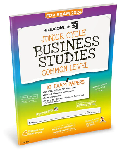 Educate.ie Exam Papers Junior Cycle Business Studies Common Level Newest Edition