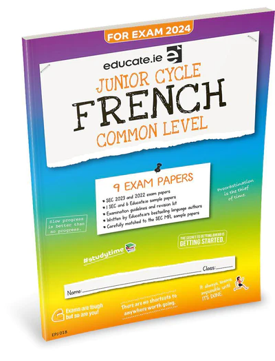 Educate.ie Exam Papers Junior Cycle French Common Level Newest Edition