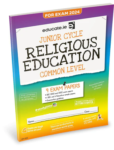 Educate.ie Exam Papers Junior Cycle Religious Education Common Level Newest Edition