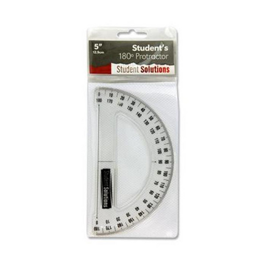 Student Solutions 180* Protractor 12.9CM