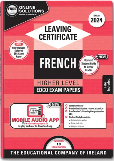 Exam Papers  Leaving Cert  French  Higher Level  Newest Edition