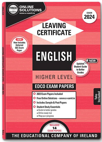 Exam Papers  Leaving Cert  English  Higher Level  Newest Edition