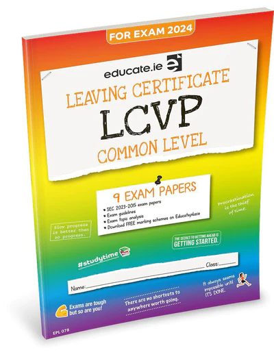 Educate.ie  Exam Papers  Leaving Cert  LCVP  Common Level  Newest Edition