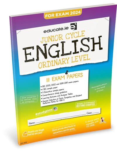 Educate.ie  Exam Papers  Junior Cycle  English  Ordinary Level  Newest Edition