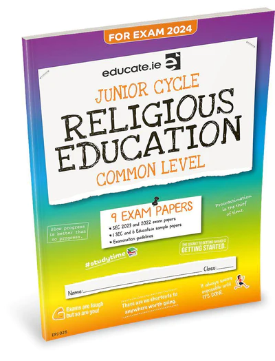 Educate.ie  Exam Papers  Junior Cycle  Religious Education  Common Level  Newest Edition